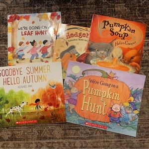 Scholastic Autumn Fall Adventure Book Set of 5